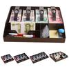 Multi-grids Cashier Box Plastic Clip Multifunctional Drawer Cash Tray Plastic ABS Compartments for Money Storage Storage Box