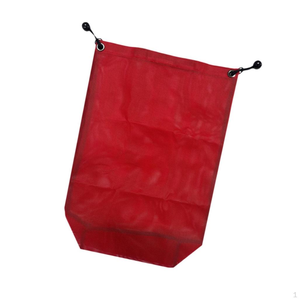 UTV Beach Car Trash Storage Bag Sack Mesh Cloth Collection Wear Resistant Reusable