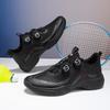 New Men's Badminton Shoes Women's Non Slip Tennis Shoes Colorful Soles Training Specific Sports Shoe Breathable Outdoor Sneakers