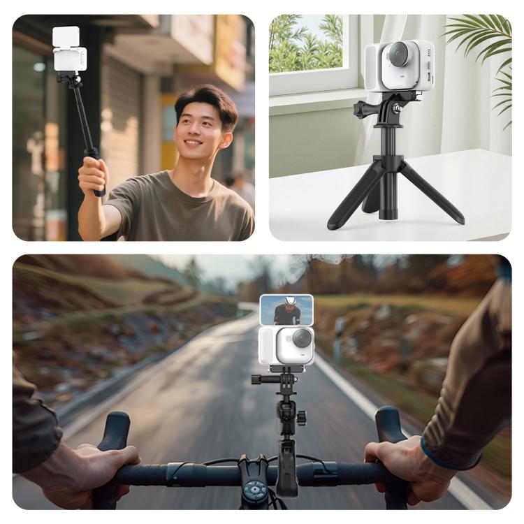 For Insta360 GO  UItra PULUZ Plastic Magnetic Quick Release Base Mount (Black)