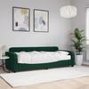 Vidaxl Sofa Z Materacem Do Spania, Ciemnozielona, 80X200 Cm, Aksamit