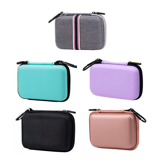 Carrying Case Label Maker Machine Organizer Large Capacity Zipper Closure Shockproof Portable Label Printer Storage Holder