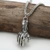 Mode Teufel Hand Halskette Zombie Verband Hände Punk Rock Männer Anhänger Kette Retro für Freund Biker Party Schmuck Geschenk
