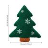 Christmas TreeShaped Soft Throw Tree Shaped Pillow Padded Holiday Cushion for