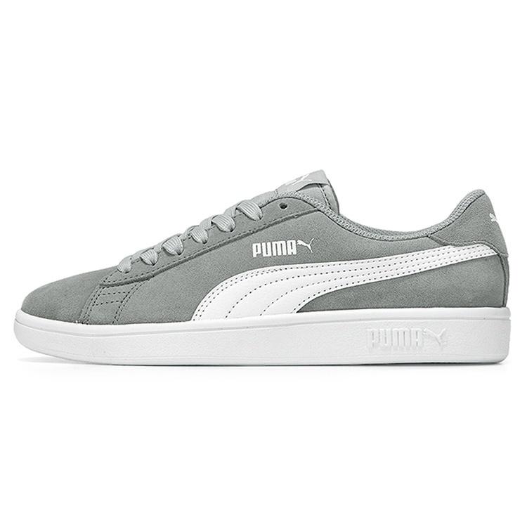 (GS) PUMA Smash v2 Sd Jr Grey/White Kids  365176-21 EU 36