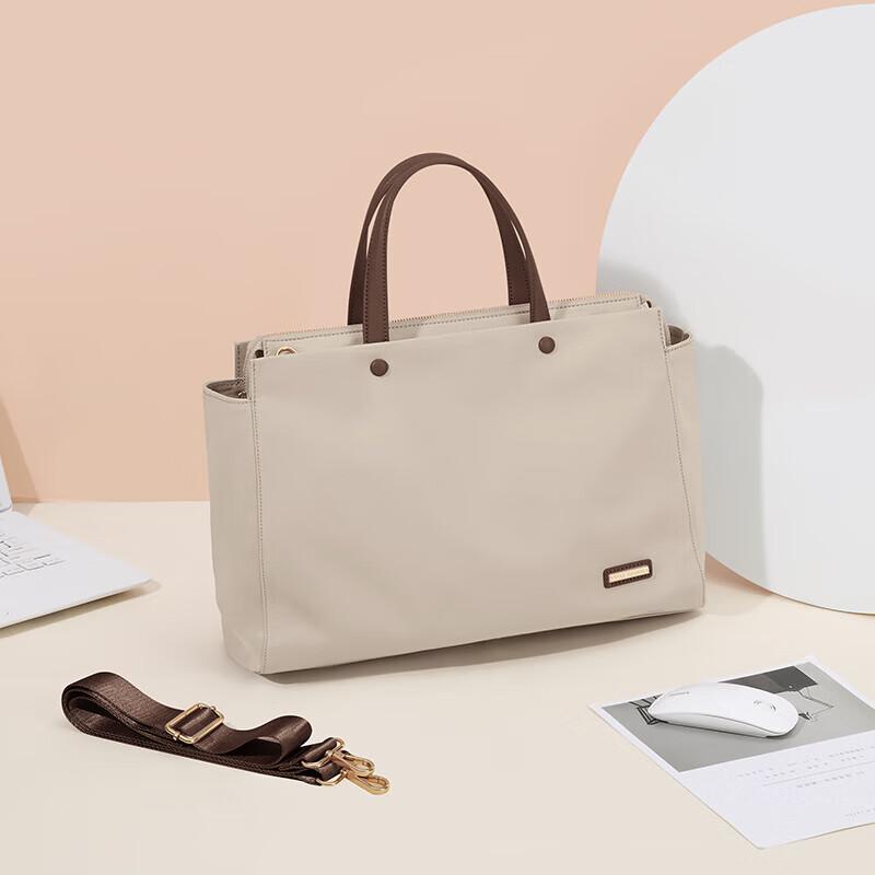 GOLF Laptop Bag for Women, 14-Inch Apple Huawei Notebook Handbag, Shoulder Crossbody Business Travel Briefcase for Wome
