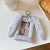New Polka Dot Rabbit Ears Pillow Card Holder INS Korean Style Soft Mini Protective Case 3-inch Gift ID Card Protector