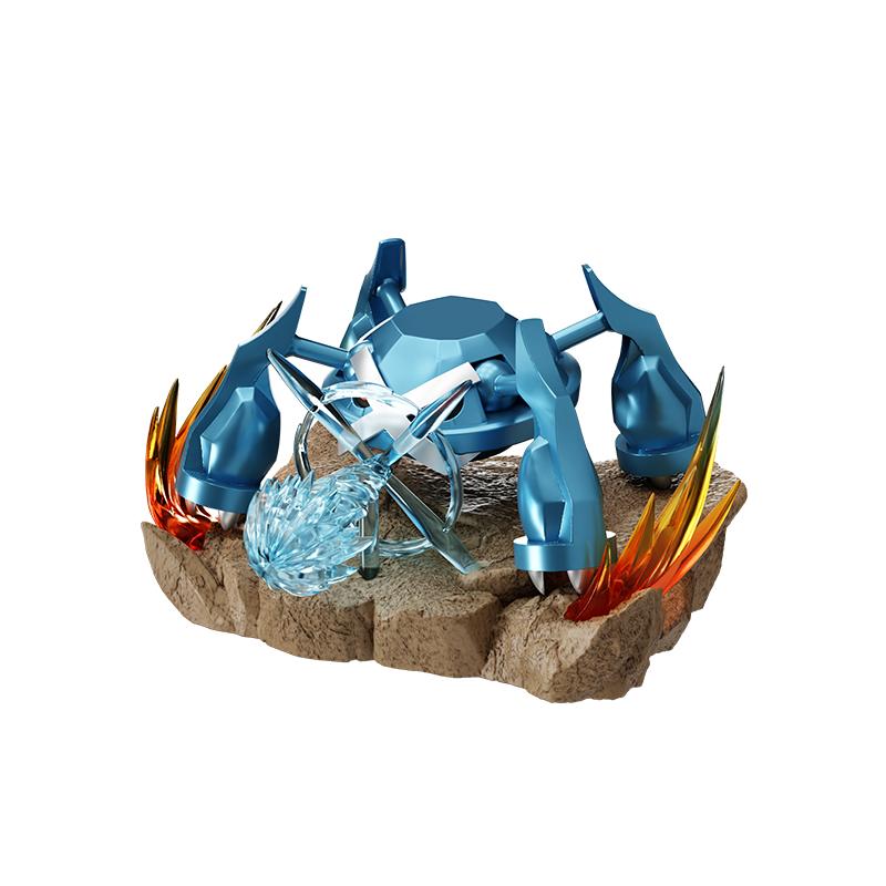 Holly Box   Full Force Battle Series Luminous Effect Anime Action Figure Mega Charizard X Gengar Model Toy Gift