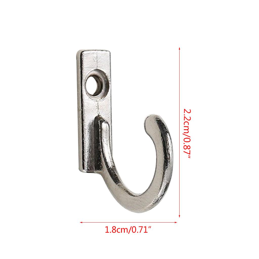 10 Pcs Heavy Duty Robe Hook Simplicity Hanger Vintage Bronze Small Hooks for Hanging Hat Towel Bag Rope Easy to Install