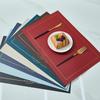 In Stock Waterproof Leather/PVC Placemat: Western Dining and Heat-Resistant Square Mat for Living Room or Hotel Use.