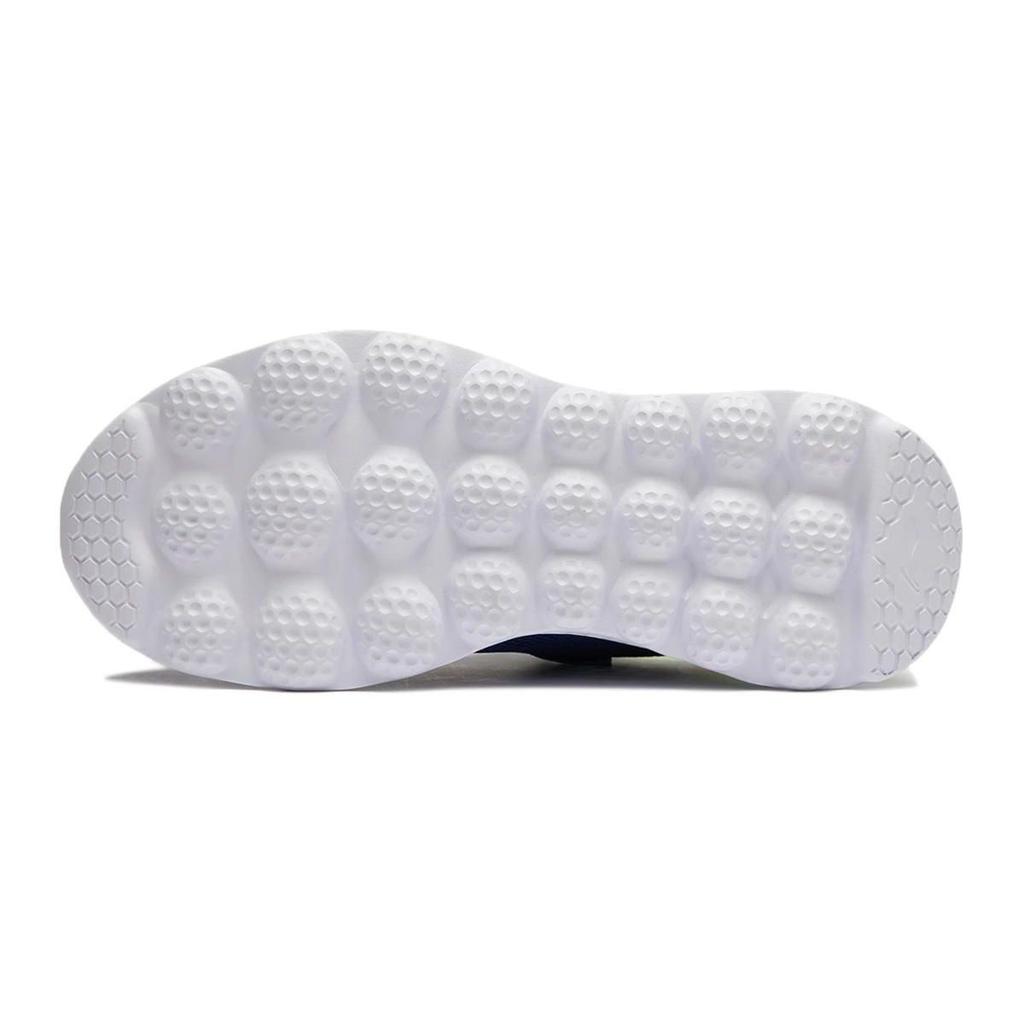 Li Ning Kinder Rutschfest Anti-Kick Stoßdämpfend Abriebfest Atmungsaktiv Low-Top Laufschuhe Kinder Laufschuhe Blau Grün YKFR024-71