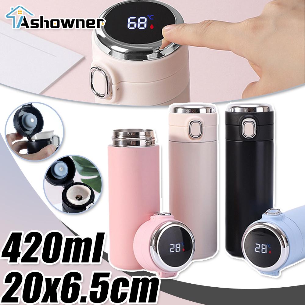 

420 мл цифровой термос чашка умная бутылка для воды термос из нержавеющей стали сохраняет холод сохранение тепла вакуум кофе чай кухонный инструмент 420ml