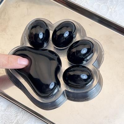 Großes Katzenpfotenspielzeug zum Stressabbau, Kätzchenpfoten-Quetschspielzeug, sensorisches Spielzeug für Kinder, Jugendliche und Erwachsene, weicher TPR-Stressball, Tierpfoten-Zappelspielzeug