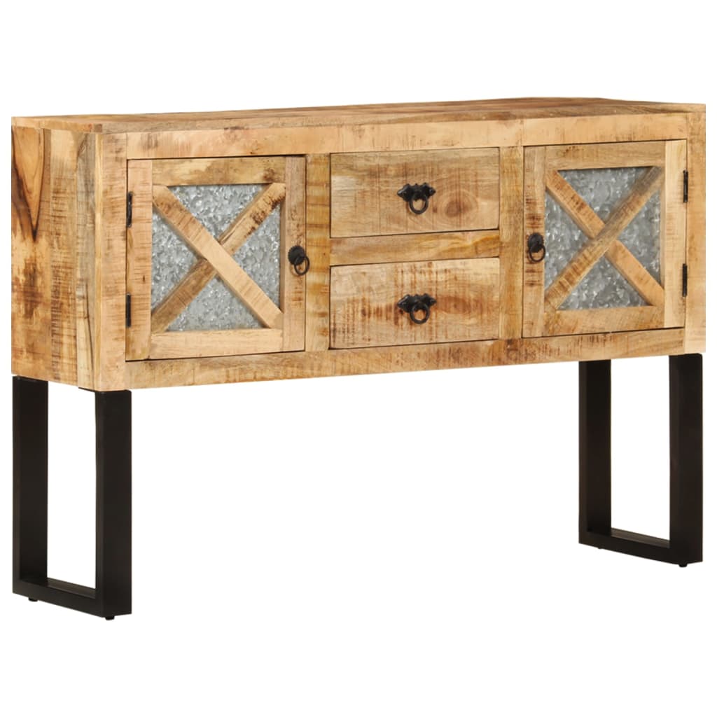 Sideboard 110x30x74 Cm Rough Mango Wood