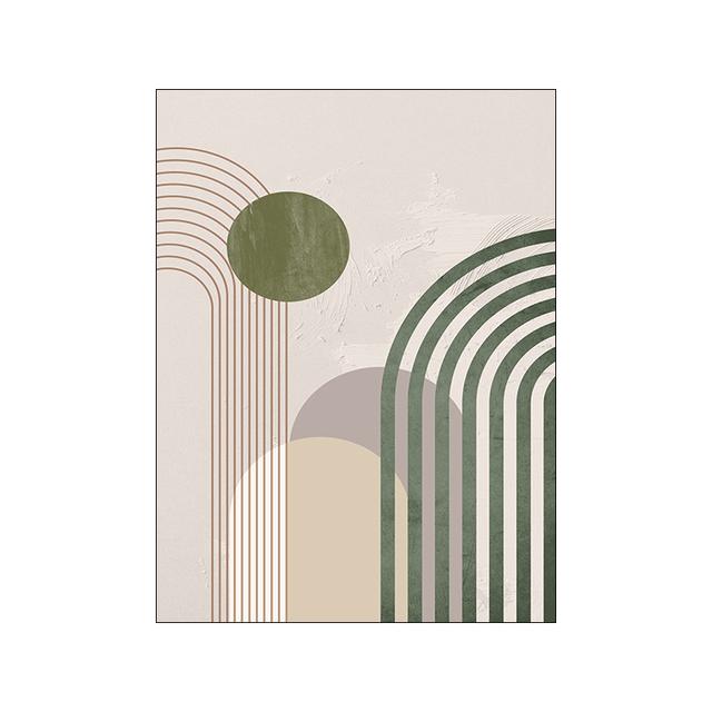 Abstract Geometry Picture Canvas Painting Wall Art Minimalist Line Poster and Print for Modern Home Decor Living Room Design