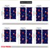 2pcs 2D flat printing Fashionable Christmas curtains Christmas Santa Snowflakes Gift Digital Printed Polyester Drapes Holiday