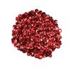 1000 Stück Runde Pailletten Rot 6 mm Glitzernd DIY Nähen Hochzeit Basteln Kleidung Schuhe Tasche Verzierungen Lose Pailletten zum Basteln
