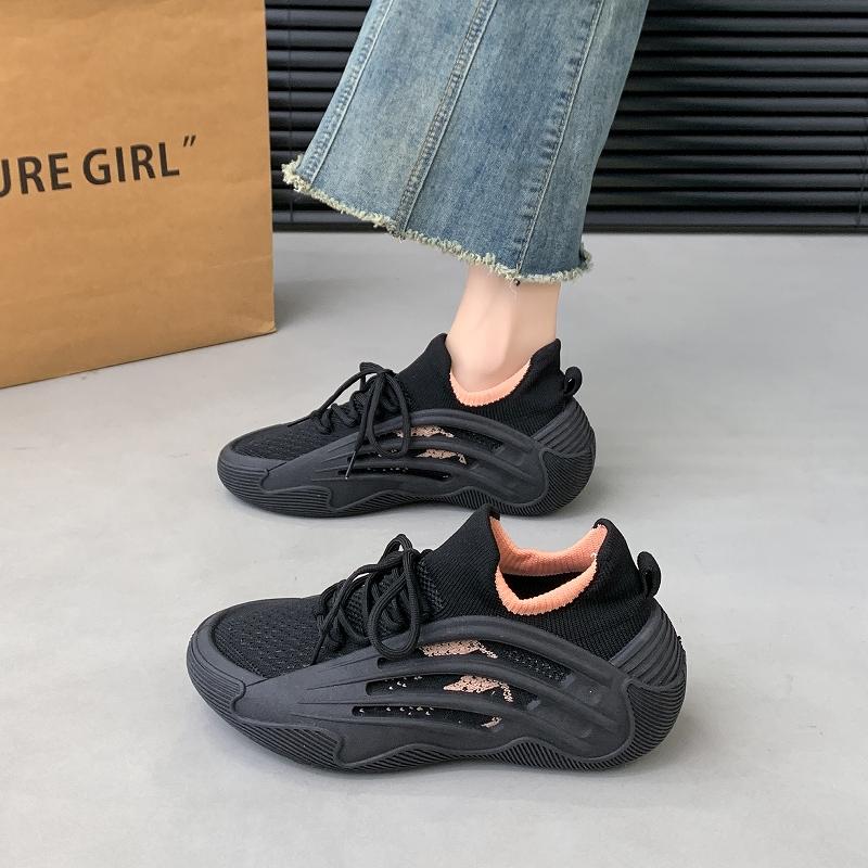 

CRLAYDK Womens Sock Sneakers Lightweight Tennis Walking Breathable Mesh Shoes Ladies Lace Up Casual Sports Trainers 35