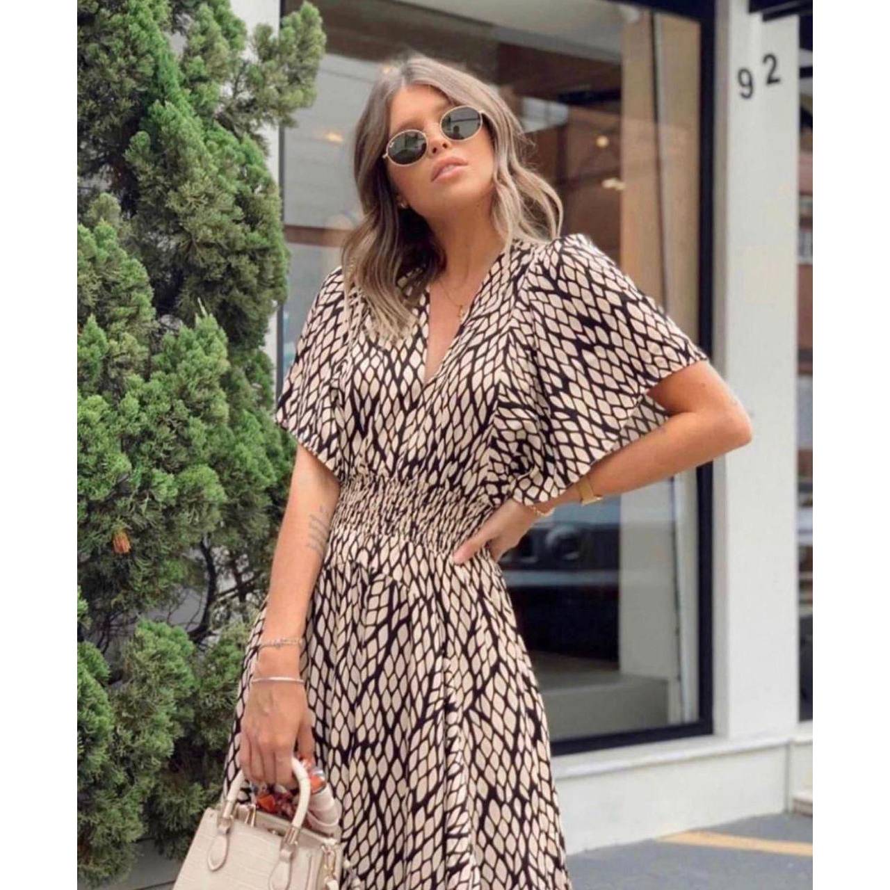 

Женское модное платье из ткани Ottom Gipe Detail Dress