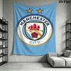 Manchester City Football Club Crest Bedding 1 Duvet Cover 2 Pillowcase Without Core Soft And Comfortable Christmas Birthday Gift Bedding Set
