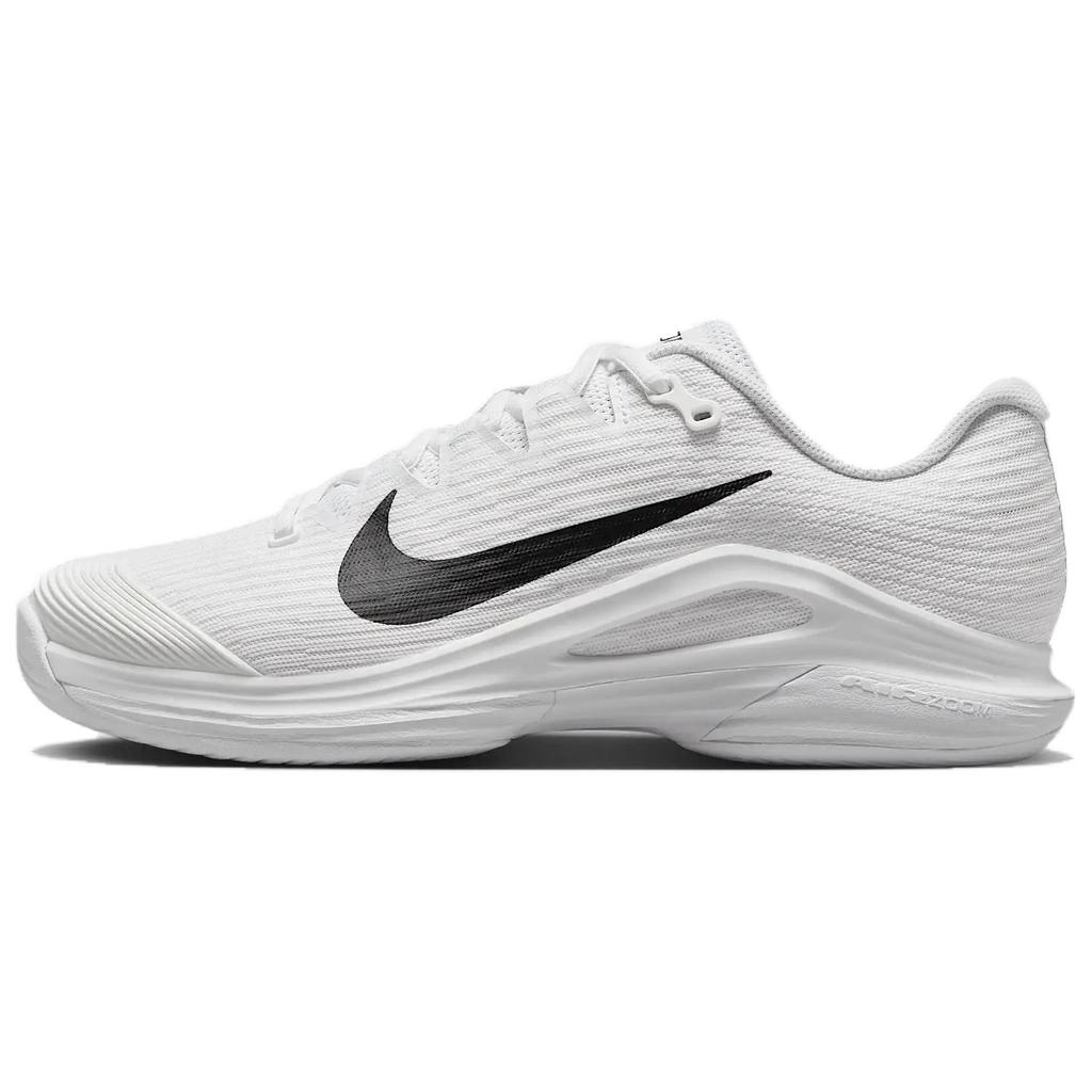 NikeCourt Air Zoom Vapor 12 HC White Black Women Sneakers Summit-White FV5554-100