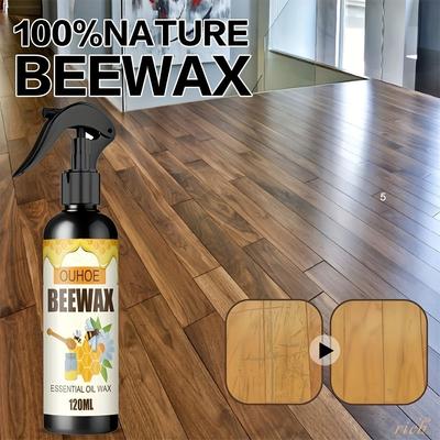 Bienenwachs-Möbelpolitur zum Sprühen – Hochwertiger Holzboden-Restaurator und -Schutz für Zuhause und das Büro – Einfach anzuwenden, ungiftig und mit langanhaltendem Glanz