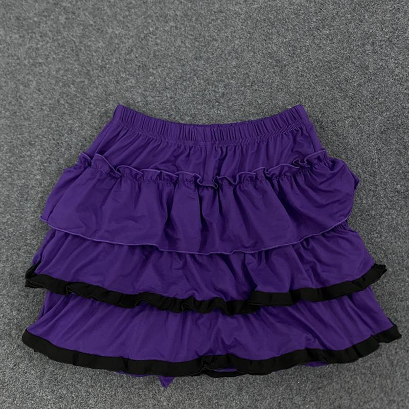 Y2K Gothic high waisted A-line short cute girl lace skirt