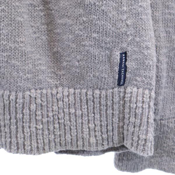 ARMANI EXCHANGE Long sleeve sweater M Gray knit Men's Used
