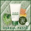 TSURURI Facial Cleansing Paste Herbal 120g Facial Cleansing Foam Clay Pack Scrub Pore Care Dense Foam