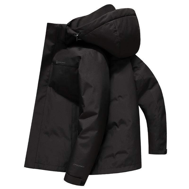 

Мужчины могут снять подкладку, зимняя короткая верхняя одежда для людей среднего возраста и молодежи, теплая куртка для экстремально холодного климата 3XL