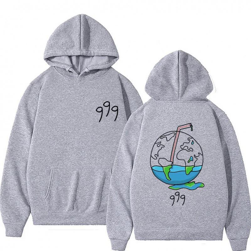 2026 New Double-sided Printed Hoodie Men's and Women's Casual Sweater