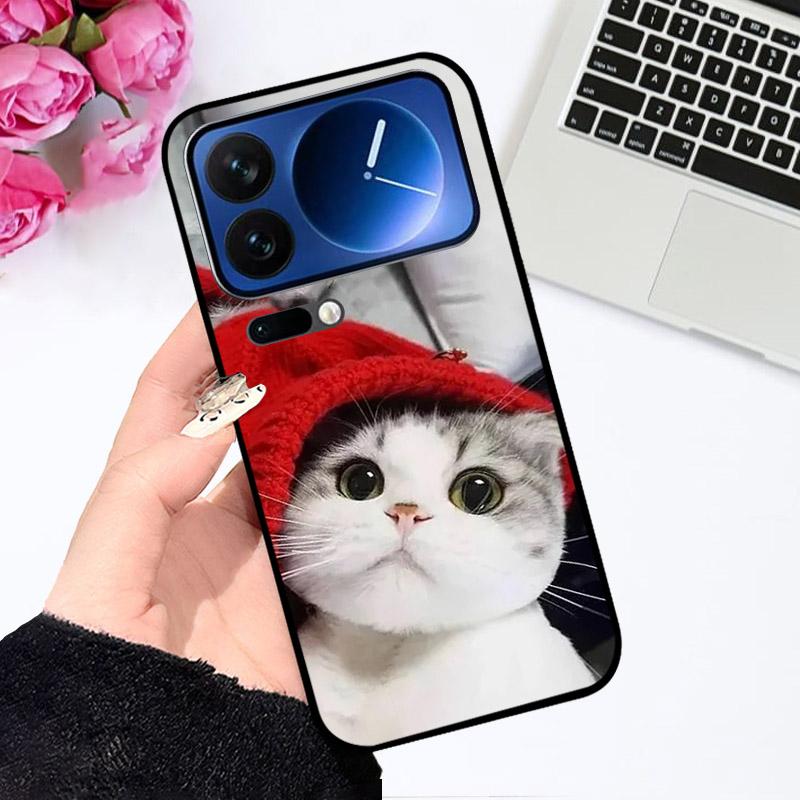 Silikonhülle für Xiaomi 17Pro/17 Pro Max Stoßfeste Handy-Rückseite Niedliche Bemalte Fundas für Xiaomi17 Pro Max Weiche TPU-Schale