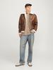 Winter Jacket Jack & Jones Jorcole Aviator Jacket (12261819) Chocolate-brown
