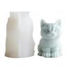 Cartoon Kitten Silicone Candle Mould Cute Cat DIY Soap Resin Plaster Making Tool Animal Chocolate Cake Ice Mold Home Decor Gifts