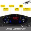 Vibration Plate Exercise Machine with LCD, 3-Level Massage, Bluetooth, USB Music & Smart Watch – 350Lbs Capacity Full Body Fitness Platform