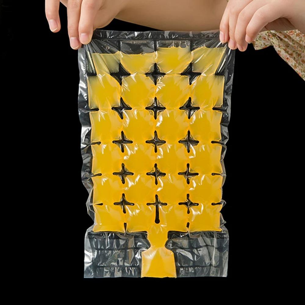 50pcs with Funnel Ice Making Bags Disposable Ice-making Mold Bag Ice Cube Bags  Freezer