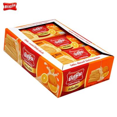 Bissin Orangenwaffeln 12 Beutel 348 gx 1 Stück / 3 Stück - Thai-Snack