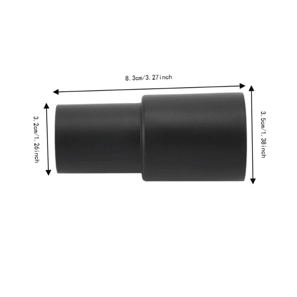 5PCS Dual Diameter Vacuum Hose Adapter Plastic Hose Connection Vacuum Hose Connector Converter Parts Black