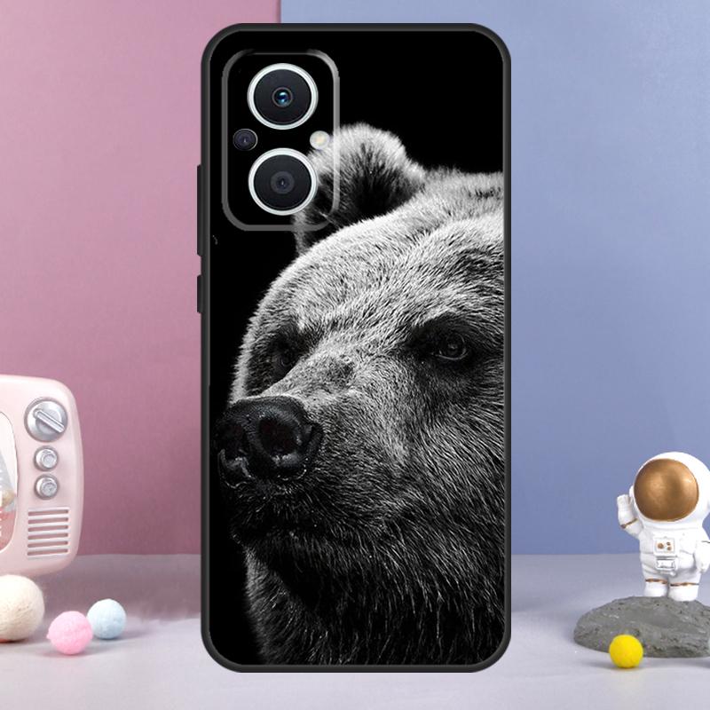 Cute Grizzly Bear Funda For OPPO Reno 13 F 11F 12F 14F 10 11 12 14 Pro 7 8 Lite OPPO Find X6 X5 X8 X9 Pro Case