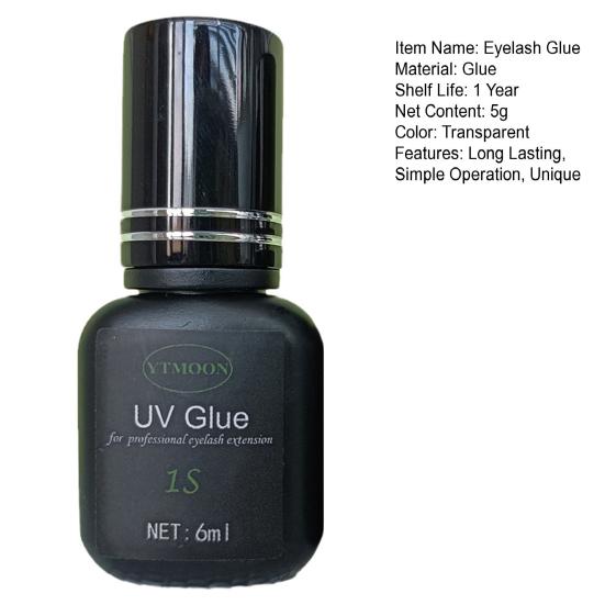 Yousheng 5G Podede øyevipper UV Gel Langvarig Vannbestandig Enkel betjening Øyenvippelim Kvinner Tilbehør