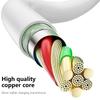 1.2m USB to Type C/USB 5pin Data Line, 6A Quick Charging Power Cable Supports Stable Data Transfer for Tablets Phones