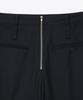 MILLO WOMEN Zipper Wide Trousers [Deep Navy]