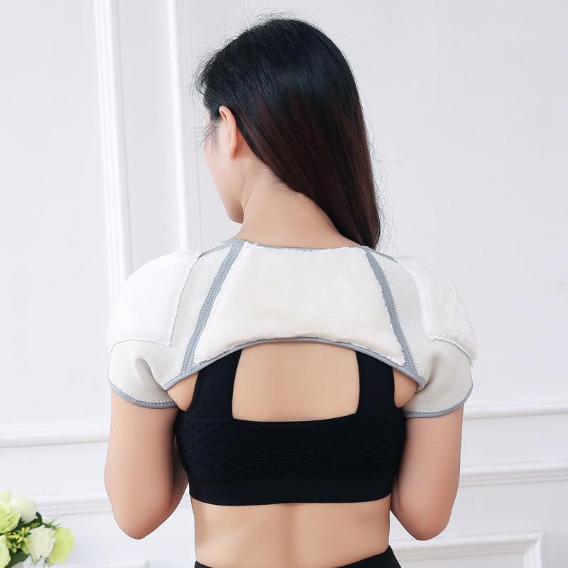 Warm Houden en Beschermen Vest met Schouder- en Nekbescherming Tegen Kou Vest S white
