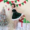 Santa Claus Sexy Tube Top Cosplay Dress Christmas Dress Women's Christmas Costume