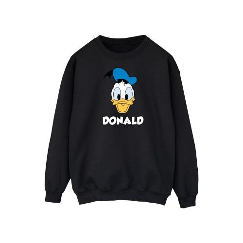 Disney Mens Donald Duck Face Sweatshirt