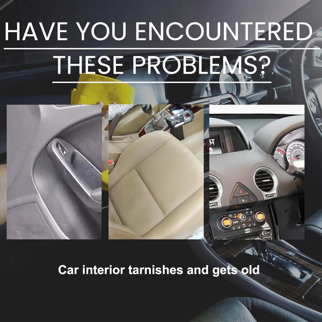 Car Interior Polish | Car Interior Dashboard Restorer - Interior Refurbishing Paste, Interior