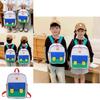 Kid Toddler Backpack With Lightweight Design And Striped Pattern For School And Outings