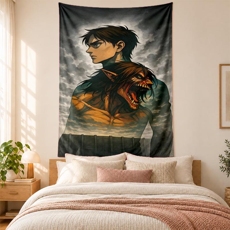Attack on Titan Tapestry highquality for decorating living room bedroom dorm walls ideal as bedroom wallart orholiday gift