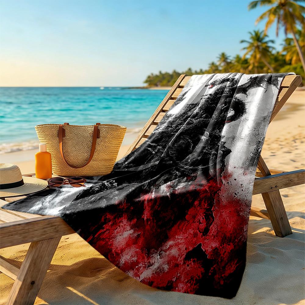 Dragon Beach Towel Quick-Dry Soft Microfiber Comfortable Lightweight
