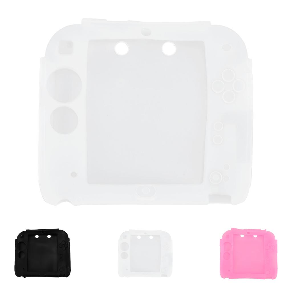 Protective Cover for 2DS Scratch Resistant Soft Silicone Skin Case with Top and Bottom Screen Protec